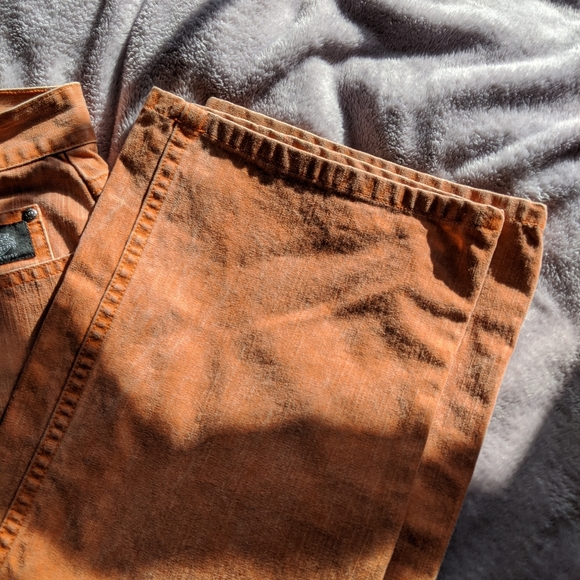 Orange denim Harley Davidson jeans - Picture 7 of 8